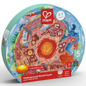 Puzzle copii arheologie, cu lumini led  (38 piese)