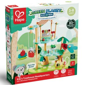 Jucarie din lemn - Sediul padurarului (21 piese)